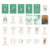 Vintage peter pan label paper sticker set