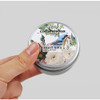 Comes with a tin case - Nacoo Fruit Bird Circle Sticker Pack with Tin Case
