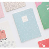 Cute illustration B5 size small lined notebook 