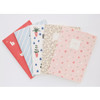 Cute illustration B5 size small lined notebook 