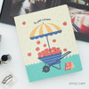Apple cart - Cute illustration self adhesive photo album