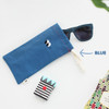 Blue - Som Som cotton drawstring pouch