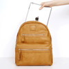 Wanna be office leather daily backpack