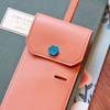 Detail of Snap button pen case with elastic band holder