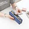 Comely pattern zipper pencil case