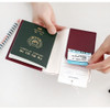 Piece of moment RFID blocking travel passport case