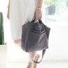 Charcoal - Around'D two pocket bag - medium