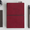 Raspberry - Agenda small plain and lined notebook