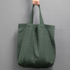 Natural and Pure linen eco large tote bag - Khaki