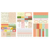 Composition of Mori illustration deco sticker set