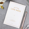 White - The classic lined notebook