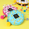 Pop art small round pouch