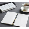 the blank plain notebook