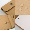 Detail of kraft snap A5 quadrille notepad