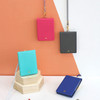 The Prism slim card wallet with neck strap