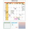 Monthly plan - Du dum 100 days illustration desk planner