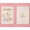 B - Cute girl thread stitching class lined notebook