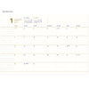 Monthly plan - 2017 Byfulldesign Making memory small dated weekly planner