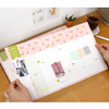 Second mansion undated monthly planner paper with desk mat