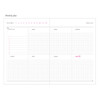 Weekly plan - Spring of life undated diary scheduler