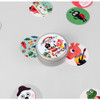 Friends circle sticker set with tin case