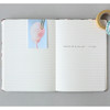 Ruled note - Bonne promenade pattern undated planner