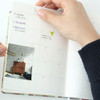 Monthly plan - Bonne promenade pattern undated planner