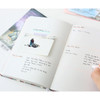 Grid free note - Bonne promenade pattern undated planner