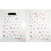 Moons Friends flower line pattern A4 clipboard 