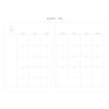 Monthly plan - 2017 Livework Object daily dated diary scheduler