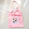 Baby pink - Afternoon Hello cotton shoulder tote bag