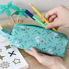 Mint - Willow pattern cube pencil case