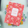 Premium flower pattern weekly undated small journal