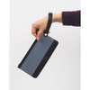 Black - Rihoon Translucent large zip lock flat pouch