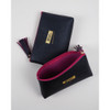 Black - Merci tassel zipper large pouch