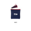 Navy - Merci tassel zipper small pouch