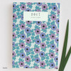 Violet - 2017 Licoco flower pattern small dated diary