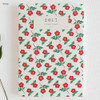 Ivory - 2017 Licoco flower pattern dated diary