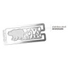 Bookfriends Save polar bears steel bookmark 