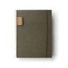 Slow and simple wirebound daily undated scheduler notebook