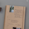Kraft - Slow and simple wirebound daily undated scheduler notebook