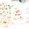 BOOKCODI Molang cute deco transparent sticker set ver.4 