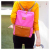 Two way convertible backpack/handy pocket - Hot pink