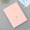 Pink - Seize the day wirebound daily undated planner