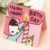 02 - Cartoon message card