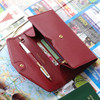 Burgundy - Start of travel clutch organizer