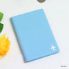 Sky blue - Fenice Simple RFID blocking small passport cover 