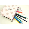 Falling in love day dot pattern zipper pouch 