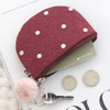 Indigo The Basic portable felt coin zipper pouch case ver.5