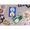 Fashionable animal look book sticker set 